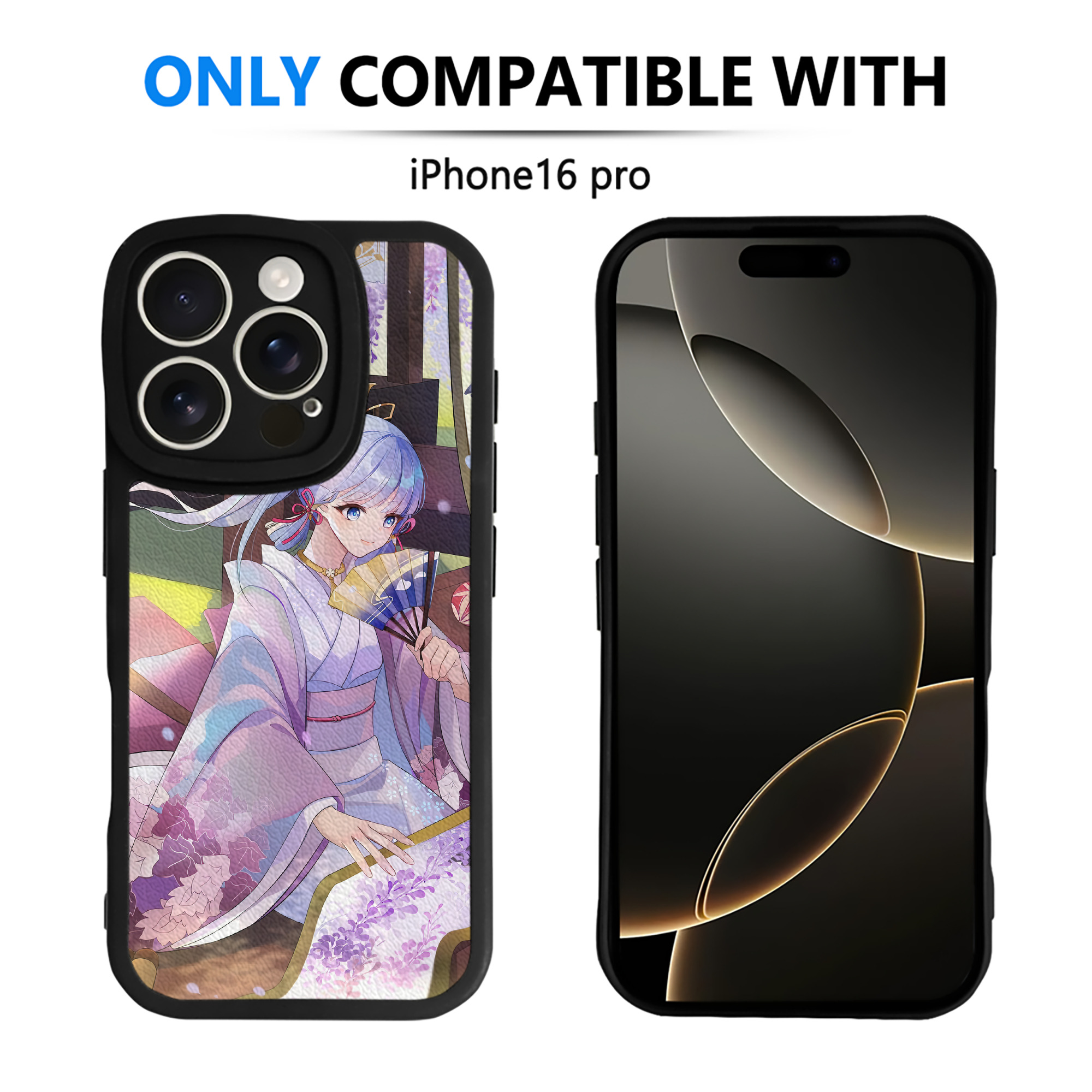 げんし神 genshin 【iPhone 16シリーズ対応】シリコンスマホケース（レザー調） 材質：シリコン